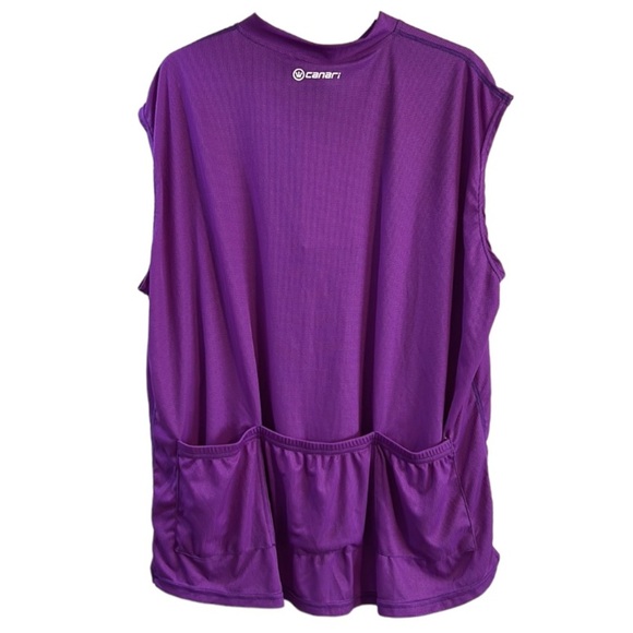 Canari Cross Sport Cycling Jersey 5X Grape Plus Jersey Biking Riding Jogging NEW - Picture 2 of 11